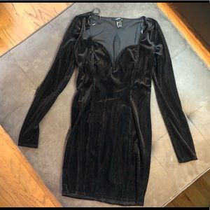 Forever 21 Velvety Black Dress